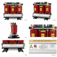 Transformateur de type sec sans entretien, sans huile, à faible perte, refroidi par air, ignifuge pour usine industrielle