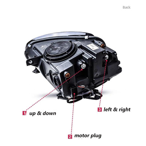Fari Full LED per BMW <span class=keywords><strong>MINI</strong></span> <span class=keywords><strong>Cooper</strong></span> <span class=keywords><strong>Countryman</strong></span> F60 con Lente Bi-xeno, Proiettore, Indicatori di Direzione LED, Luci Diurne e Indicatori Sequenziali - Product Image 6