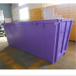 Garbage collection equipment dump truck steel waste garbage skip bin container