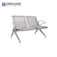 Chaises en acier d'hôpital populaires tandem aéroport faisceau sièges salon chaise de salle d'attente