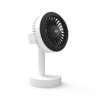 Ventilateur de bureau portable AntarcChill, mini ventilateur rechargeable USB pour bureau, étudiants, petit ventilateur avec batterie pour une utilisation en intérieur et en extérieur