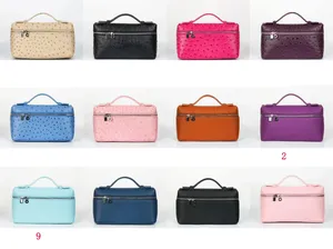Bolsa de almuerzo de moda Gigi para mujer, de PU, con cremallera, correa única, estilo urbano, primavera-verano, patrón de avestruz, portátil, ¡la más vendida! - Product Image 6