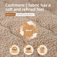Coussin de canapé en peluche épais Automne Hiver 2025, en tissu Spandex, taille personnalisée, motif de luxe
