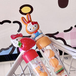 Stylo à bille à grain mignon pour filles Ins Style rétractable haute esthétique 0.5mm adapté aux étudiants idéal pour les questions <span class=keywords><strong>de</strong></span> pratique - Product Image 4