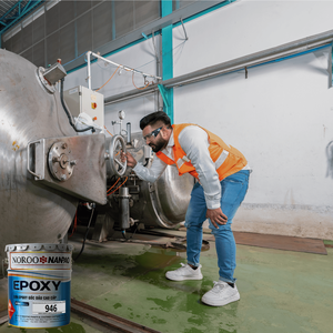 Noroo-Nanpao 946 Acid-Resistant Epoxy Industrial <b>Floor</b> Coating Liquid Spray/<b>Brush</b> Application - Product Image 3