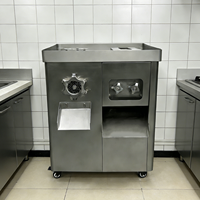 Nouvelle machine 2-en-1 MJQ-3 pour restaurant et boucherie, double moteur, 220V, lame en acier inoxydable, automatique, amovible, grande capacité, garantie 1 an
