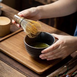 Batidor de Matcha Hecho a Mano de Bambú, Accesorios para Matcha, Embalaje en Caja de Cartón Kraft, Batidores de Matcha de Bambú para Exportación a Japón - Product Image 6