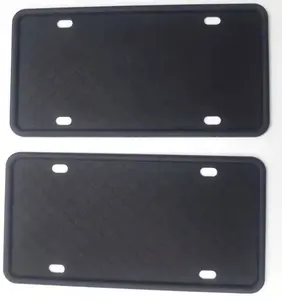 Durevole Car Tag Titolari Silicone Cornici Targa