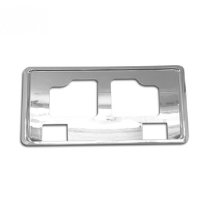 Cadre de plaque d'immatriculation en gros pour l'Afrique et l'Égypte, cadre de plaque d'immatriculation en plastique chromé - Product Image 1
