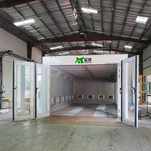 Cabina di Verniciatura Auto Professionale a LED di Alta Qualità con 40 LED, Base a Griglia Completa, per Carrozzeria, Certificazione CE - Product Image 4