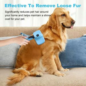 <b>Pet</b> <b>Cleaning</b> Product Essential Plastic <b>Pet</b> Hair Brush Needle Comb Cat Dog Hair Removal Comb for <b>Pet</b> <b>Cleaning</b> & <b>Bathing</b> - Product Image 3
