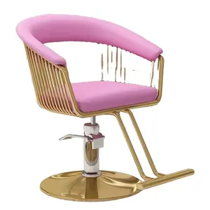 New Hot Selling Modern Design Pink Makeup Chair Professional Barber Chair for Hair Salon Spa for Bathroom Tattoo