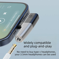 Câble adaptateur USB Type C vers prise jack 3,5 mm pour écouteurs et chargeur pour iPhone 17 Samsung Xiaomi – Convertisseur audio 3,5 mm