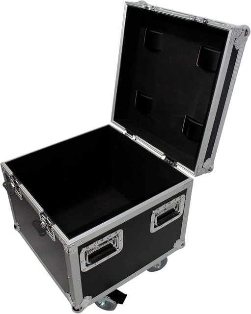Heavy Duty Utility Cable Transport Flight Road Case with 4inch Casters Exterior 20" X 20" X 22" Wheels