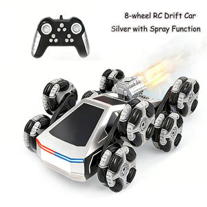 EPT Véhicule RC tout-terrain télécommandé 9 fonctions, 8 roues, avec bras articulé, fonction chien robot, cascades musicales, lumières et pulvérisation - Product Image 2