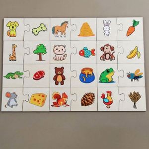 Interactive Learning Educational Games Fun Learning Combined Animal Diets Match <b>Puzzles</b> - Product Image 2