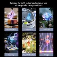 Equipo de Publicidad Holográfica Digital Portátil para Exteriores de Ultra Alta Definición de 110 Pulgadas con Logotipo Personalizado OEM