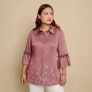เสื้อเชิ้ตผู้หญิงผ้าฝ้ายพรีเมียมทรงคลาสสิกสำหรับใส่ลำลองแบบสมาร์ทแคชชวลและเป็นทางการ ซื้อโดยตรงจากซัพพลายเออร์ - Product Image 1