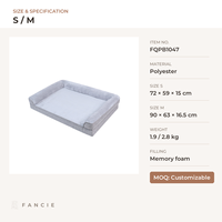 Lit pour chien en mousse à mémoire de forme semi-fermé, type canapé, avec housse amovible, lit moelleux pour chiens de petite, moyenne et grande taille