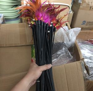 ของเล่นสำหรับสัตว์เลี้ยงก้านไม้ทีเซอร์แบบอินเตอร์แอคทีฟแท่งไม้สำหรับแมวของเล่นแบบสนุกสนานพับเก็บได้สีชมพูยอดนิยม - Product Image 2