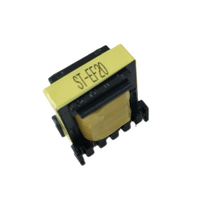 Transformateur électronique à haute fréquence et haute efficacité 12V avec noyau en ferrite EF25/13/7, certifié RoHS/ISO9001