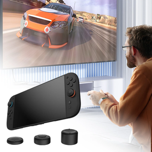 6 uds juego de empuñaduras de silicona para pulgar cubierta de tapa de agarre para Nintendo <span class=keywords><strong>Switch</strong></span> 2 funda protectora de <span class=keywords><strong>Joystick</strong></span> - Product Image 5