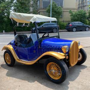Mini Auto Eléctrico Vintage de Dos Plazas con Toldo Parasol, Ecológico, Elegante y de Alta Calidad para Niños y Adultos - Product Image 2