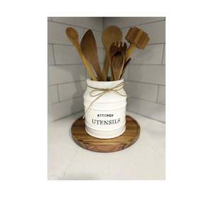 12 "bois d'acacia paresseux Susan organisateur cuisine plateau tournant pour <span class=keywords><strong>armoire</strong></span> garde-manger Table - Product Image 5