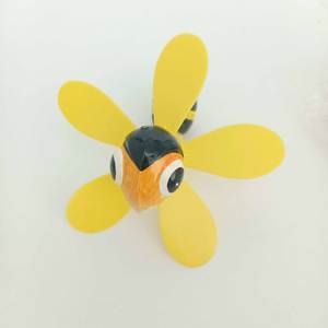 Outdoor Kunststoff Marienkäfer Wind Spinner Windmühle Frosch Garten Tier Pfähle - Product Image 3