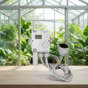 Controlador de <span class=keywords><strong>CO2</strong></span> para Invernadero con Sensor Externo Dividido, Función Día/Noche, Fácil Operación para Invernaderos Hidropónicos y Cultivo de Hongos - Product Image 1
