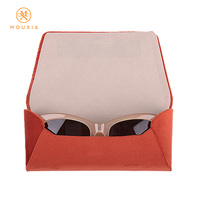 Étui à lunettes en velours à rabat, anti-rayures, logo personnalisé, multicolores, vente en gros pour les magasins d'optique