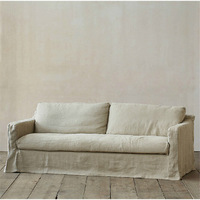 Canapé trois places Wabi-Sabi personnalisable chaise réglable extensible en tissu touffeté doux pour la maison salon jeter lutte