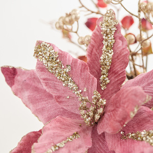 New High-end Large-sized <strong>pink</strong> <strong>Christmas</strong> <strong>Decorations</strong> - <strong>Christmas</strong> Flowers - Product Image 3