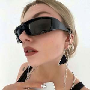 Lunettes de soleil de cyclisme rétro carrées pour hommes, style punk, monture petite, lunettes de sport pour femmes, collection 2022 personnalisée - Product Image 2