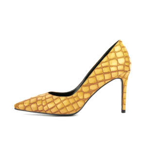 2023 <span class=keywords><strong>Collection</strong></span> d'été confortable 8.5cm pompes de bureau formelles pour femmes talons hauts motifs de pierre Sexy talons aiguilles sans lacet pour - Product Image 2