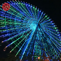 Vidéo YouTube populaire : Grande roue d'extérieur climatisée en métal pour parcs d'attractions