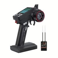 Récepteur télécommandé métallique Hot RC CT-8A 8CH 2.4G pour véhicules d'escalade, drift, navires, chars et bateaux