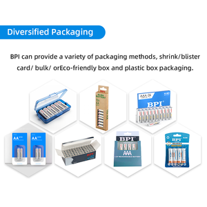 بطاريات نيكل هيدريد معدنية قابلة لإعادة الشحن بالجملة للسوبر ماركت، 1.2 فولت، 1.5 فولت، 9 فولت، AAA، AA، 9 فولت، C، D، سعة 700 مللي أمبير و3000 مللي أمبير - Product Image 2