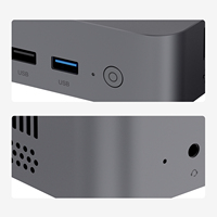 Mini PC OUMax N95 N100 J4125 2025, Intel Gemini Lake Quad Core, SSD, Windows 11, DDR4, PCIe, para Uso Empresarial