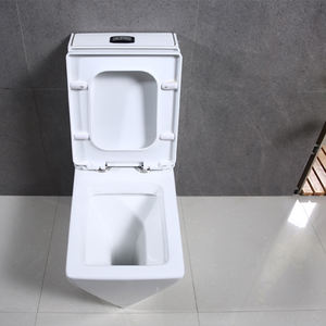 Inodoro <span class=keywords><strong>de</strong></span> Cerámica <span class=keywords><strong>de</strong></span> Una Pieza con Doble Descarga, Diseño <span class=keywords><strong>de</strong></span> Diamante, Taza Alargada para Baño, Drenaje en Forma <span class=keywords><strong>de</strong></span> P y S - Product Image 3