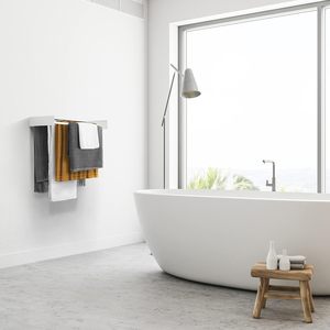 Tendedero de ropa plegable de Metal montado en la pared, aireador interior y exterior para baño y balcón, embalaje de pedidos por correo - Product Image 6