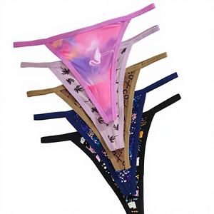 Slip sportivi da donna a vita bassa, senza cuciture, traspiranti, con design a T-back, disponibili in 9 colori. - Product Image 1