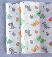 Tissu non tissé imprimé professionnel, produit multicolore, jetable, 50 m