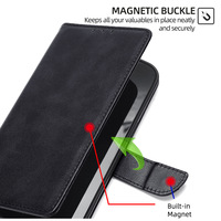 Étui portefeuille en cuir avec support et fentes pour cartes pour Xiaomi 17 Pro Max 17T 15T 14T 11 Ultra 12 Lite 10T