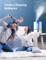 Humidificateur à ultrasons domestique à 3 modes Diffuseur intelligent d'humidificateur d'air pour bureau à domicile