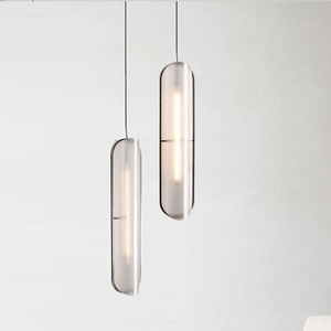 Nordic Designer LED Pendant <b>Light</b> Minimalist Modern Acrylic Strip for Living Room Bedroom <b>Dining</b> Room Creative Lighting AC Power - Product Image 5
