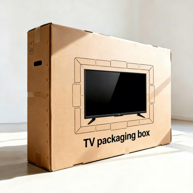 Customizable Industrial Strength Large Corrugated Shipping Box Heavy Duty Moving Warehouse Storage Recycled Materials