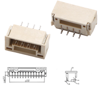 كابل تمديد مرن من السيليكون GH1.25mm 26AWG، موصل ذكر إلى أنثى GHR، 2/3/4/5/6/7/8 سنون