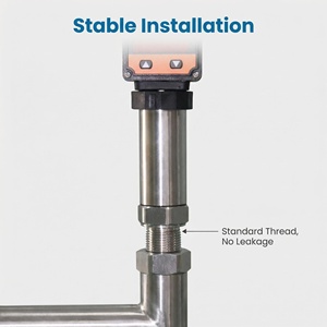 デジタル表示圧力伝送器 4-20mA出力圧力センサー 油圧・空圧・ガスシステム用 IP67/IP66規格 - Product Image 5