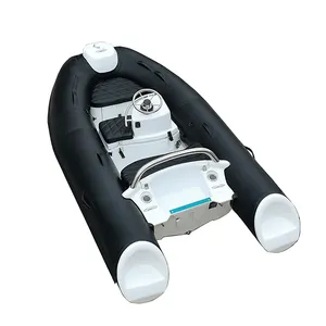 Classical Small Luxury Dinghy10ft RIB 300 Fiberglass Hull Deep V Shape CE PVC/Hypalon Inflatable Boat For Kids